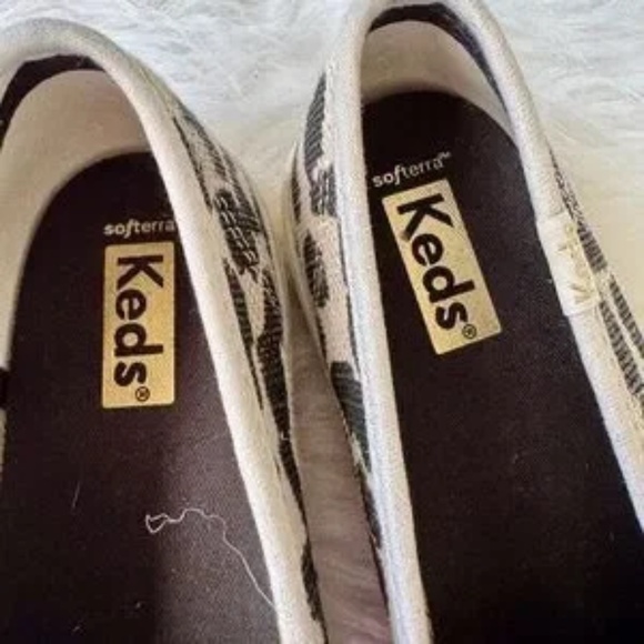 Keds Double Decker Animal Print Leopard Canvas Slip-On Sneakers – Size 7 - Picture 6 of 13